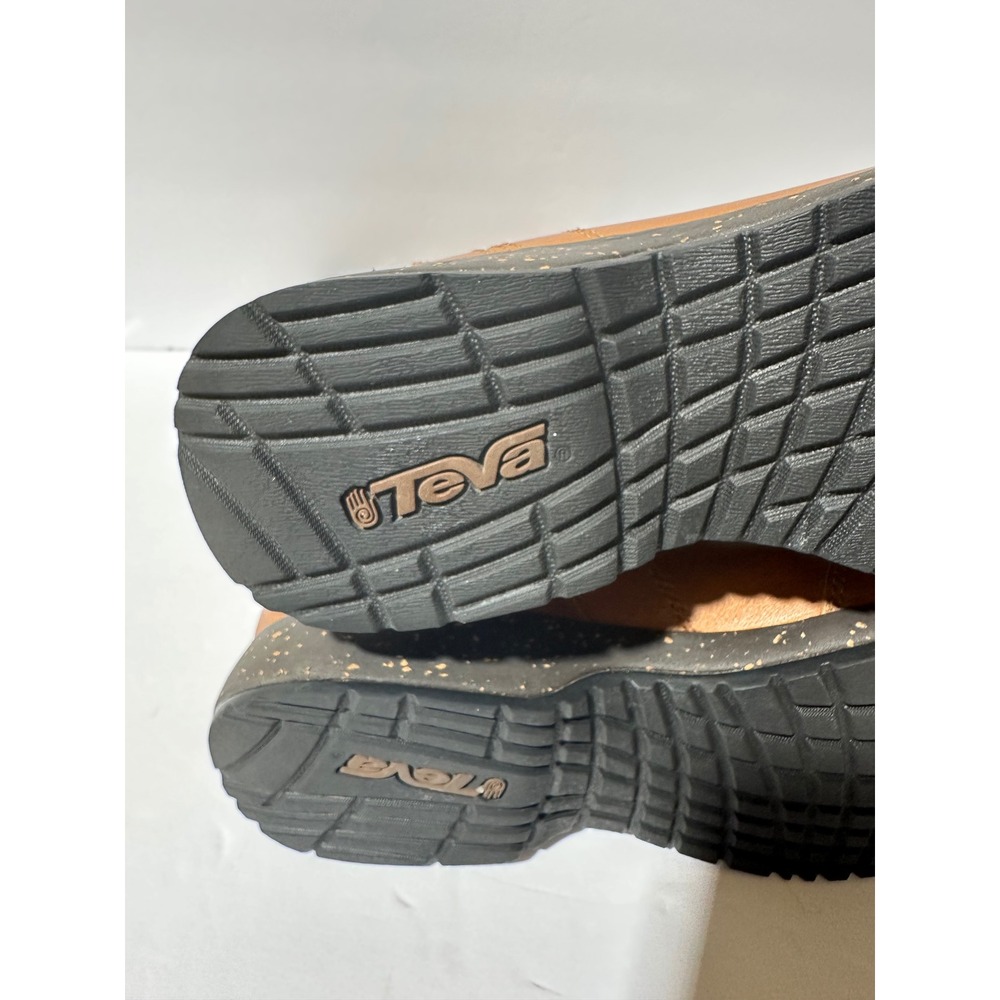 Teva Capistrano Cigar Waterproof Leather Side Zip Boots Womens Size 6.5 Brown - Picture 10 of 13